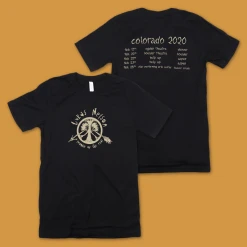 Lukas Nelson & Promise Of The Real New Merch Colorado 2020 Black T-Shirt