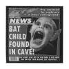 Weekly World News Bat Boy’s Origin Story On A Sticker New Merch