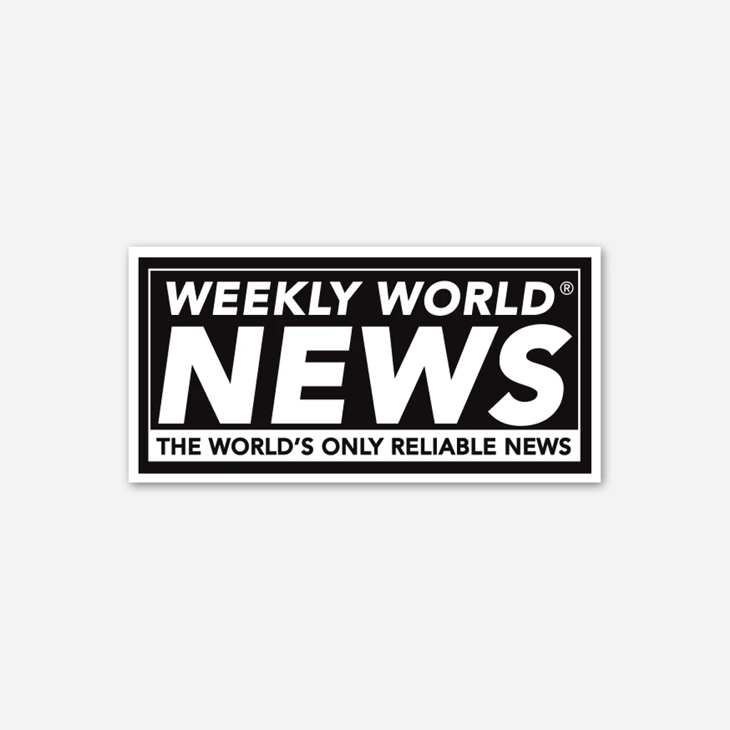 Weekly World News New Merch WWN Logo Sticker 1 Weekly World News New Merch WWN Logo Sticker