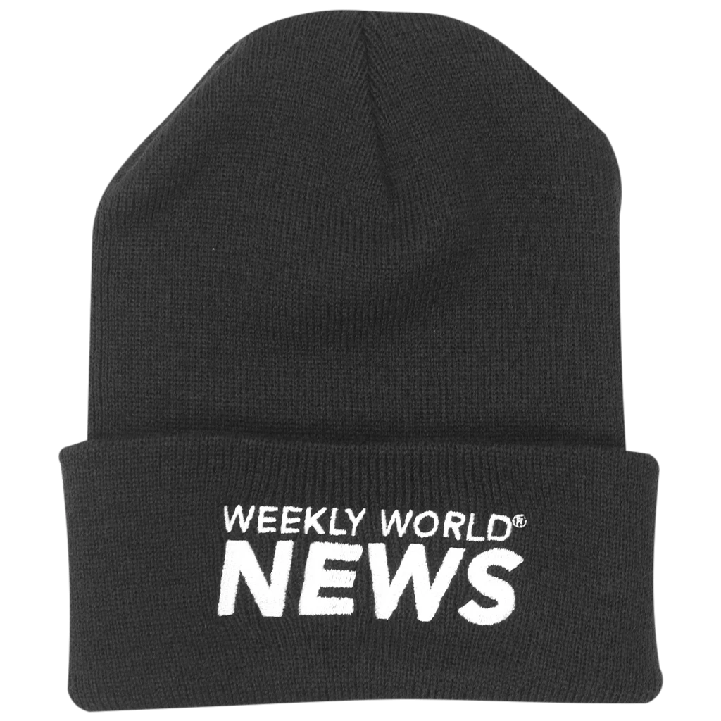Weekly World News WWN Logo Beanie New Merch 2 Weekly World News WWN Logo Beanie New Merch
