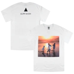 Slow Magic Triangle White T-Shirt New Merch
