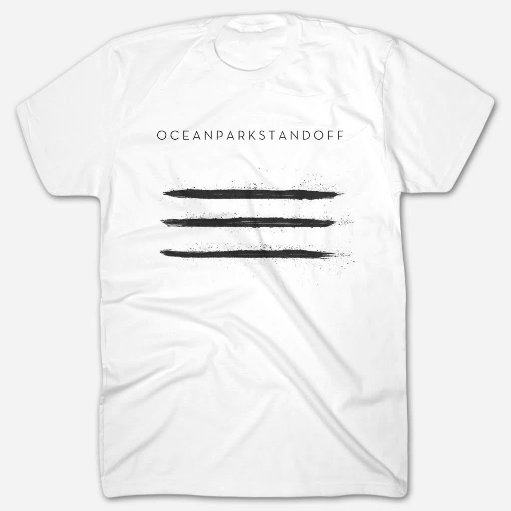 Ocean Park Standoff EP Logo White T-Shirt 1 Ocean Park Standoff EP Logo White T-Shirt