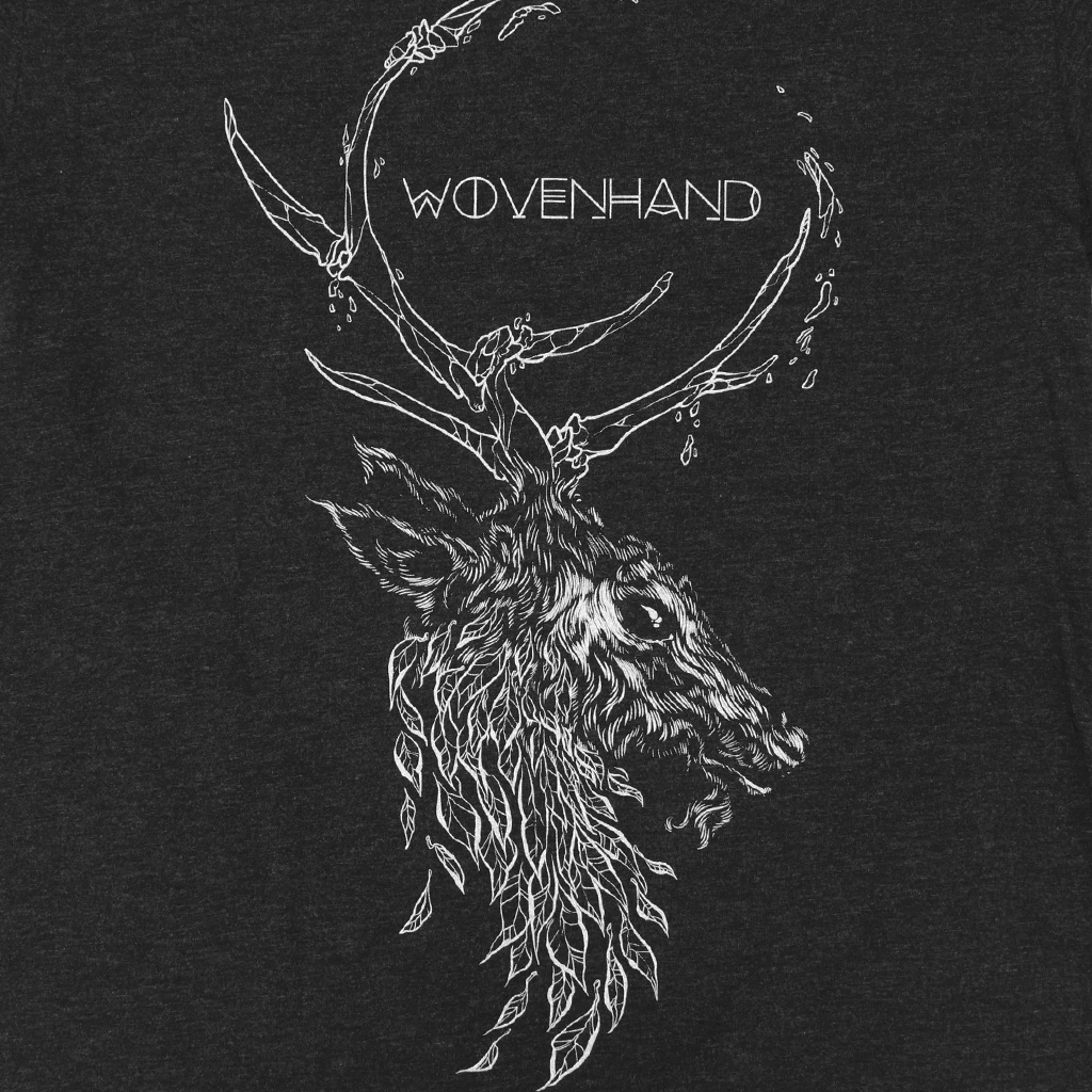 Wovenhand Deer Leaf Black T-Shirt 2 Wovenhand Deer Leaf Black T-Shirt