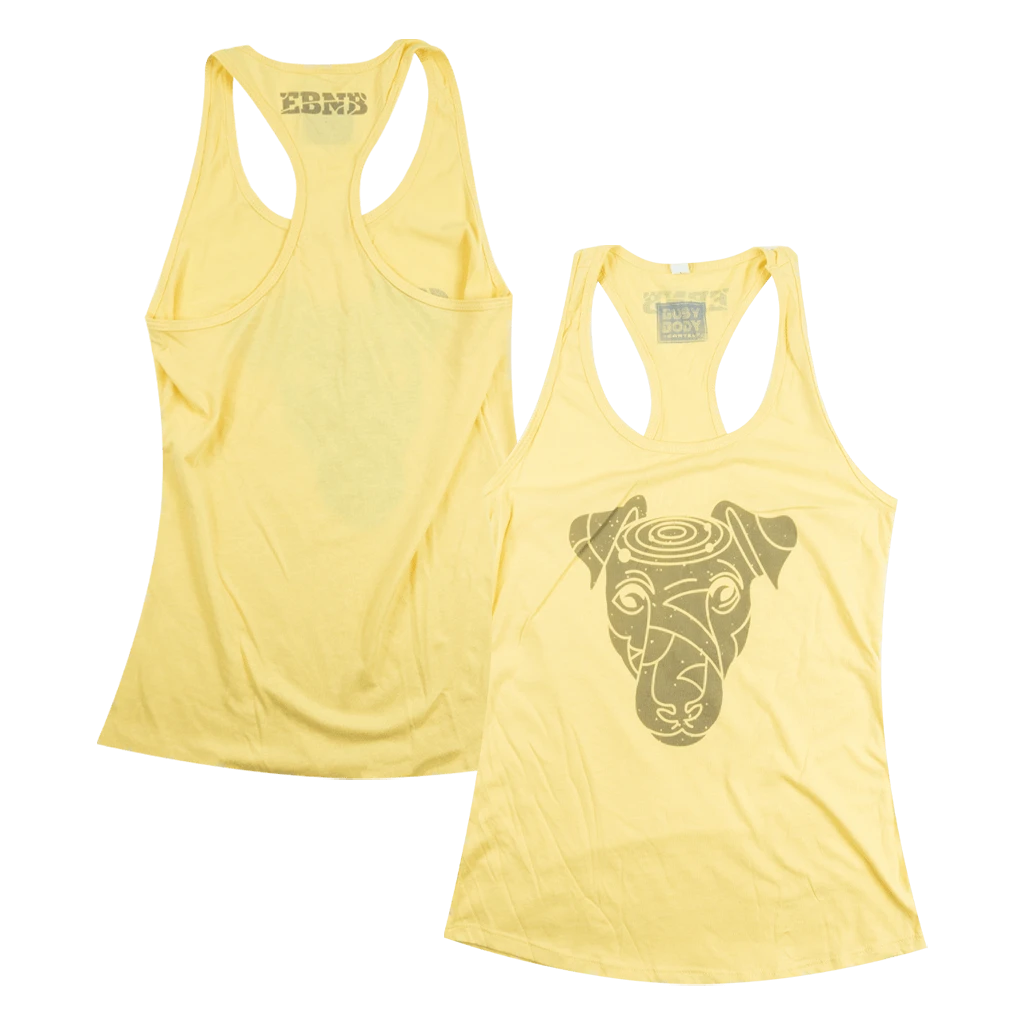 Edie Brickell & New Bohemians Hunter Logo Yellow Tank 1 Edie Brickell & New Bohemians Hunter Logo Yellow Tank