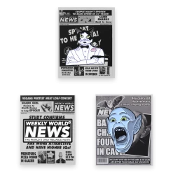 Weekly World News 3-Pack Enamel Pins