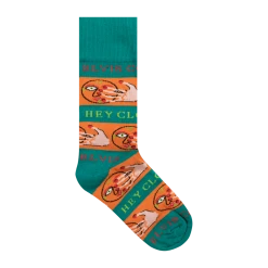 Elvis Costello Hey Clock Face - Socks New Merch