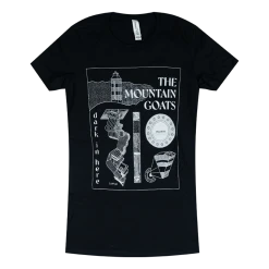 The Mountain Goats Superdeep Hole Women's Black T-Shirt