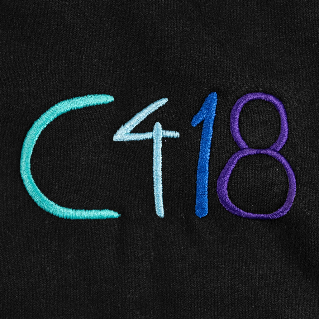 C418 Logo Black Sweatshirt 2 C418 Logo Black Sweatshirt