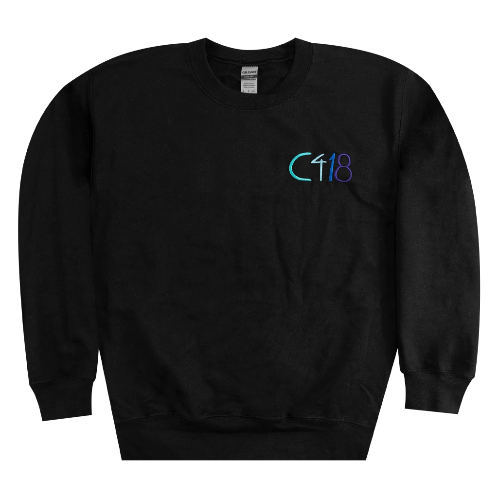 C418 Logo Black Sweatshirt 1 C418 Logo Black Sweatshirt