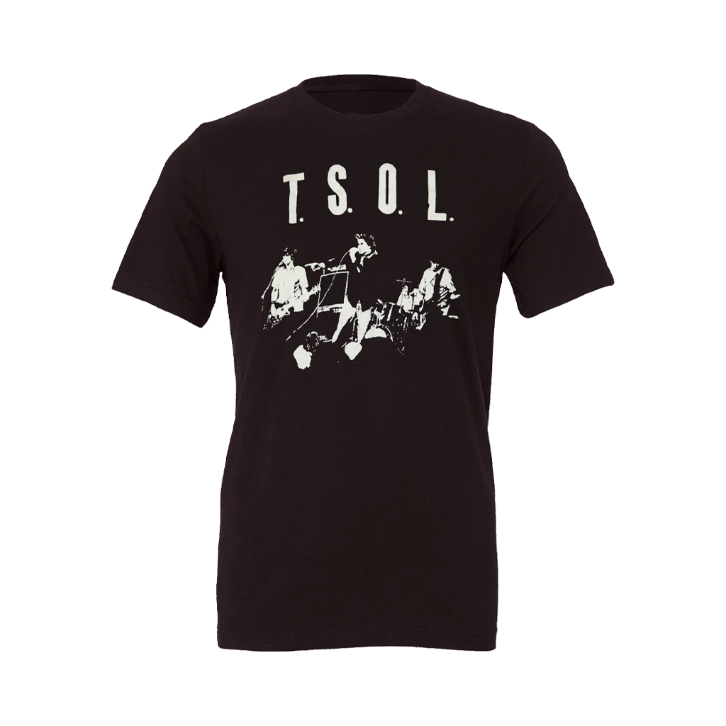 T.S.O.L. New Merch Cover EP Black T-Shirt 1 T.S.O.L. New Merch Cover EP Black T-Shirt