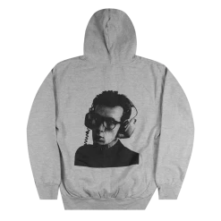 Elvis Costello Stereophonic Zip Athletic Grey Hoodie New Merch