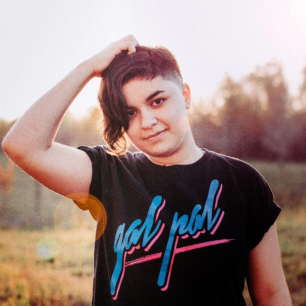 Autostraddle Gal Pal Black Tee New Merch 2 Autostraddle Gal Pal Black Tee New Merch