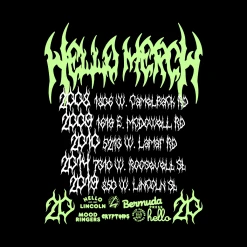 Hello Merch Hello Tarot Long Sleeve Puff & Glow T-Shirt