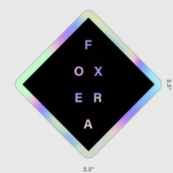 Foxera Limited Edition Holographic Sticker Pack New Merch