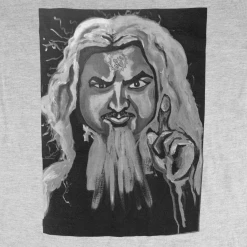 King Khan In Khan We Trust - (Art By Kerosene) Heather Grey T-Shirt