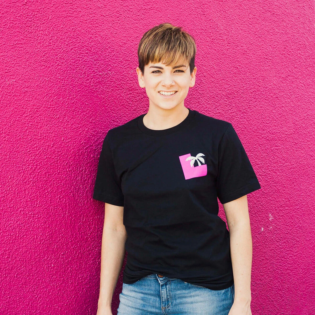 Autostraddle New Merch "To L And Back" Logo Tee 4 Autostraddle New Merch "To L And Back" Logo Tee