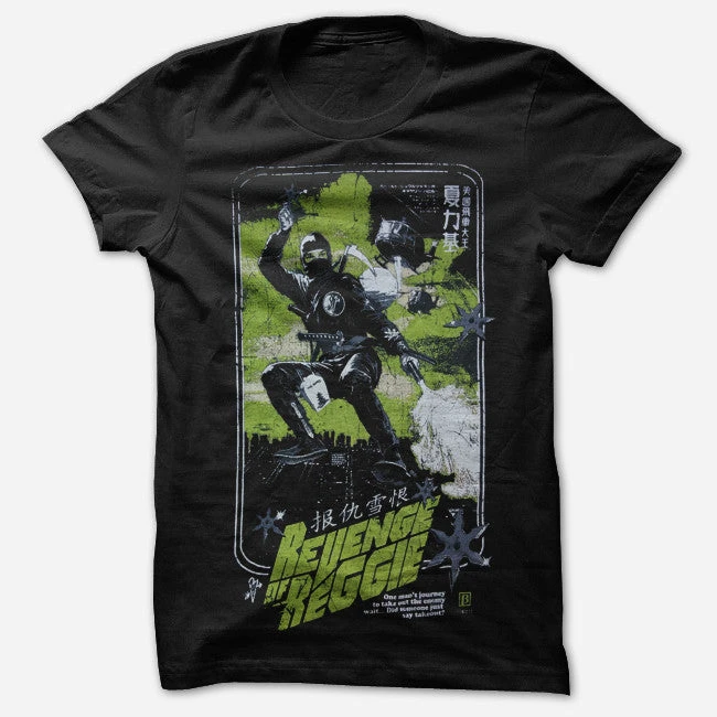 Reggie And The Full Effect Reggie Ninja Black T-Shirt 1 Reggie And The Full Effect Reggie Ninja Black T-Shirt