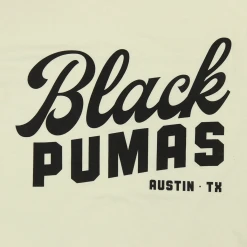 Black Pumas New Merch Austin Natural Ringer T-Shirt