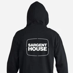 Sargent House New Merch SH Logo Zip Hood