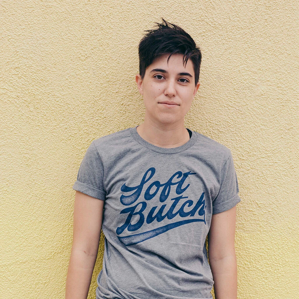 Autostraddle New Merch Soft Butch Grey Tri-Blend 2 Autostraddle New Merch Soft Butch Grey Tri-Blend