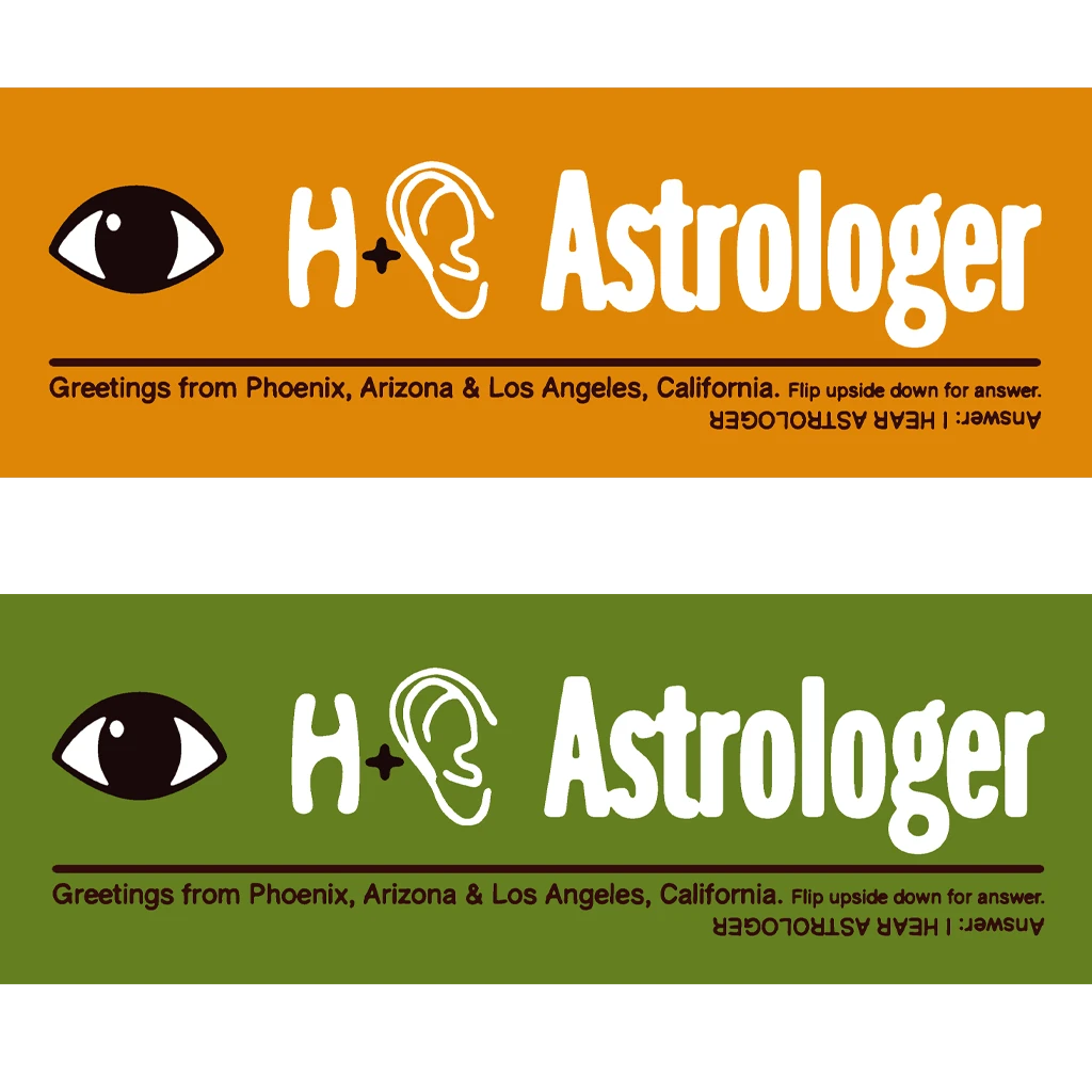 Eye H(ear) Astrologer Bumper Sticker Pack New Merch 1 Eye H(ear) Astrologer Bumper Sticker Pack New Merch