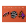 Elvis Costello New Merch Hey Clock Face - Pin Set